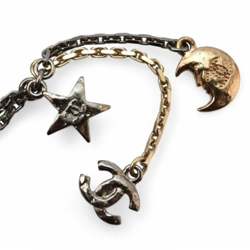 Chanel Cc Logo Chain Star Bracelet #208152C75B - Picture 4 of 5